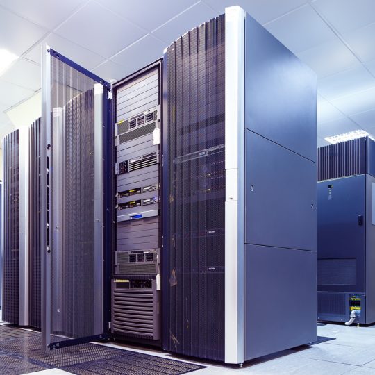 supercomputer clusters in the room data center